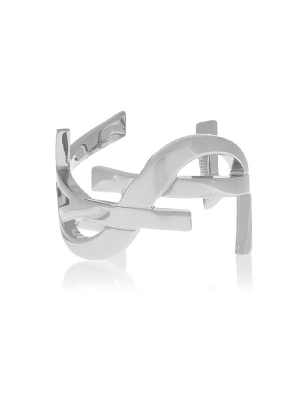 Saint Laurent STYLE Silver logo ring YSL